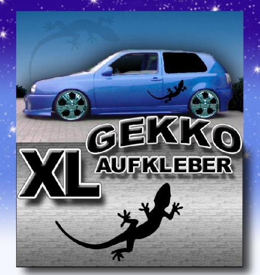 thumbnail image 2 of Audi Quattro Gecko Sticker – Vinyl Car Decal For Quattro Fans 2 of 5