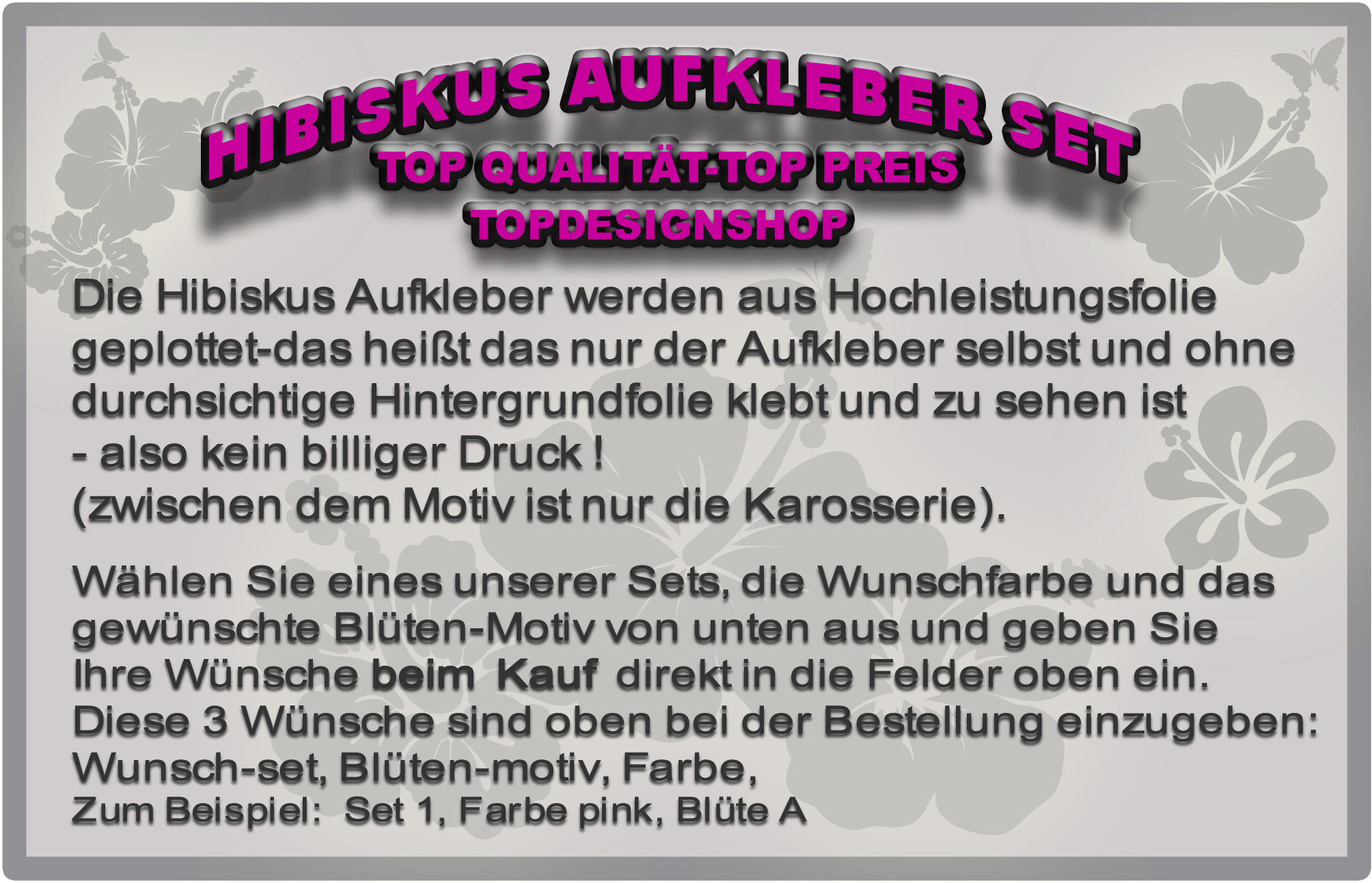 blumen aufkleber