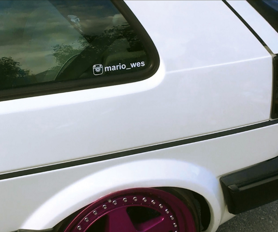 Personalisiert Auto Aufkleber - Blasenfreie Aufkleber Mit Wunschtext